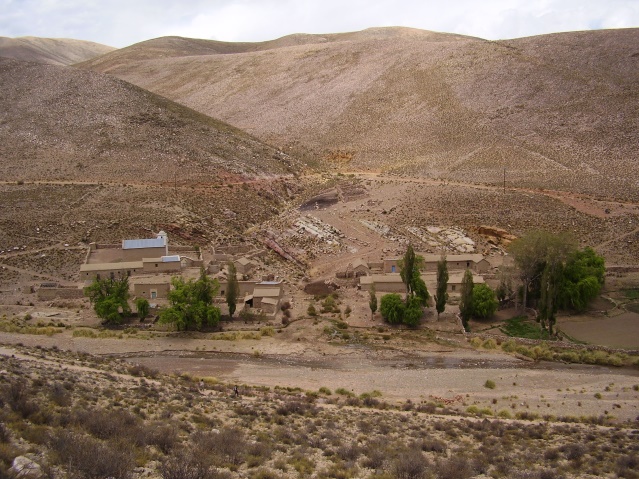 Figura 5. Actual poblado de La Cueva donde se localizaba la Posta de La Cueva.