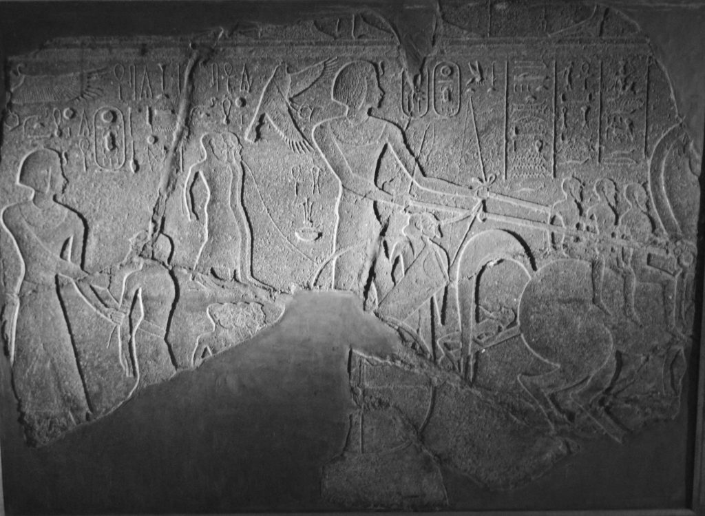 Figura 4. Fragmento de relieve con la imagen de Amenhotep II, Museo de El Cairo, JE 36360 (foto de la autora).